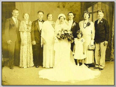 Left: Joseph Dapsis, 2nd from right, Maryanna DapsisNew York